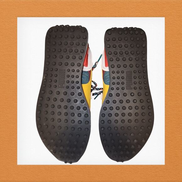 Puma Future Rider Mix 'Green Brown' 373184-02 Women's Sneakers Size 8 (NIB) - Picture 7 of 10